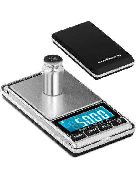 Tikslios kišeninės papuošalų svarstyklės, skaičiuojamos detalės LCD 500 g / 0,01 g Tikslios kišeninės papuošalų svarstyklės, skaičiuojamos detalės LCD 500 g / 0,01 g