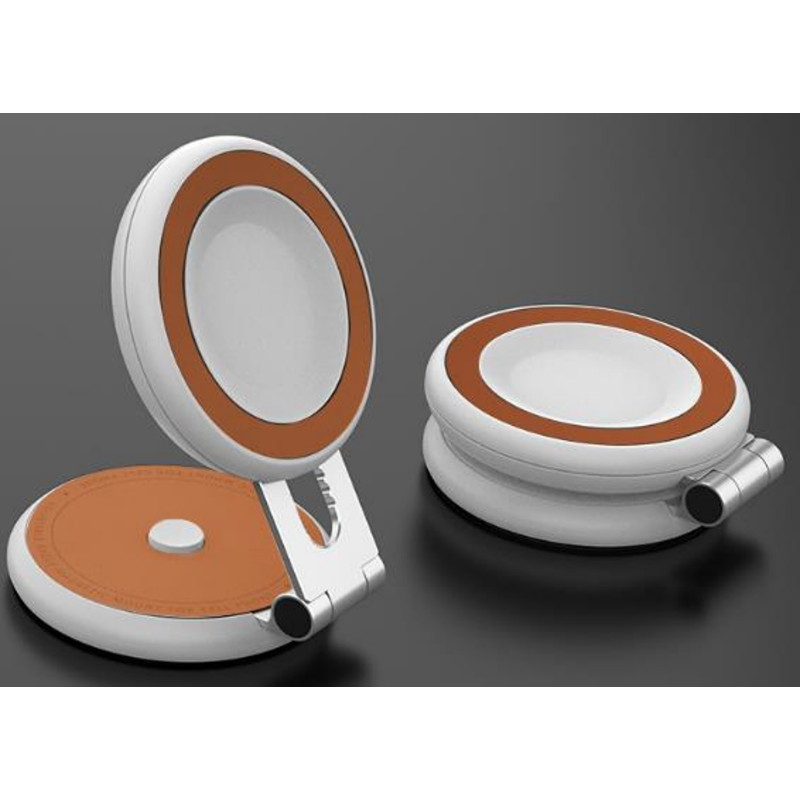 Kingxbar magnetinis išmaniojo telefono stovo laikiklis MagSafe baltas (PQY-T1)
