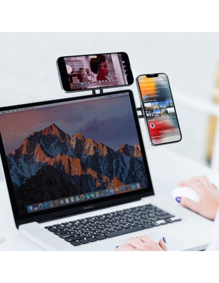 Kingxbar magnetinis išmaniojo telefono stovo laikiklis MagSafe baltas (PQY-T1) Kingxbar magnetinis išmaniojo telefono stovo laikiklis MagSafe baltas (PQY-T1)