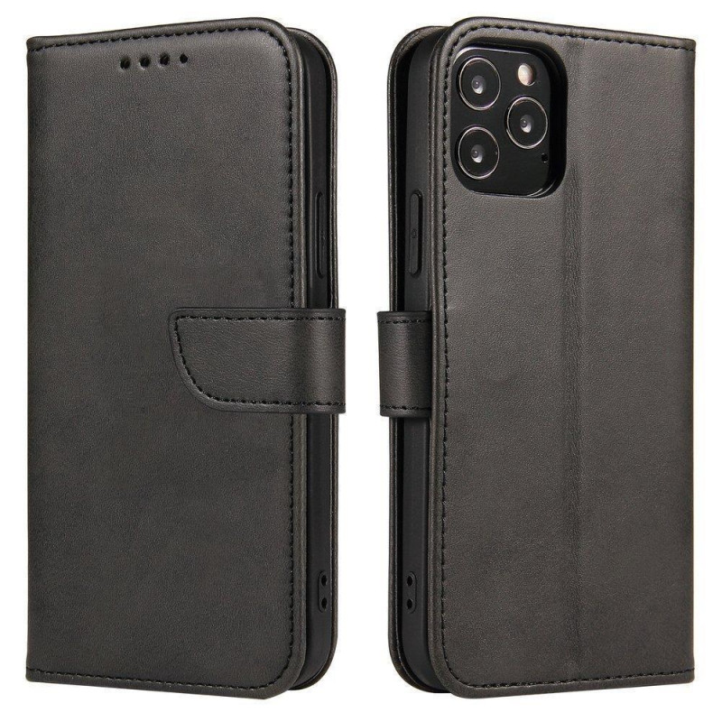 Magnet Case elegantiškas dėklas su atvartu ir stovo funkcija, skirta Oppo Find X5 Pro juodai Magnet Case elegantiškas dėklas su atvartu ir stovo funkcija, skirta Oppo Find X5 Pro juodai