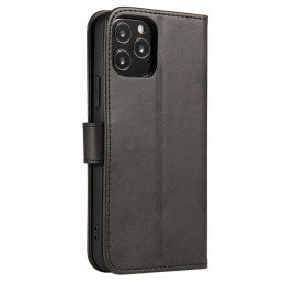 Magnetinis dėklas, elegantiškas dėklas, dangtelis su atvartu ir stovo funkcija OnePlus Ace, juodas