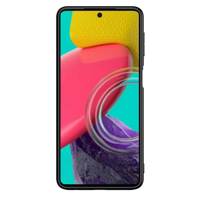 Nillkin Textured Case tvirtas sustiprintas dėklas su gelio rėmeliu ir nailonine nugara, skirta Samsung Galaxy M53 5G juo...