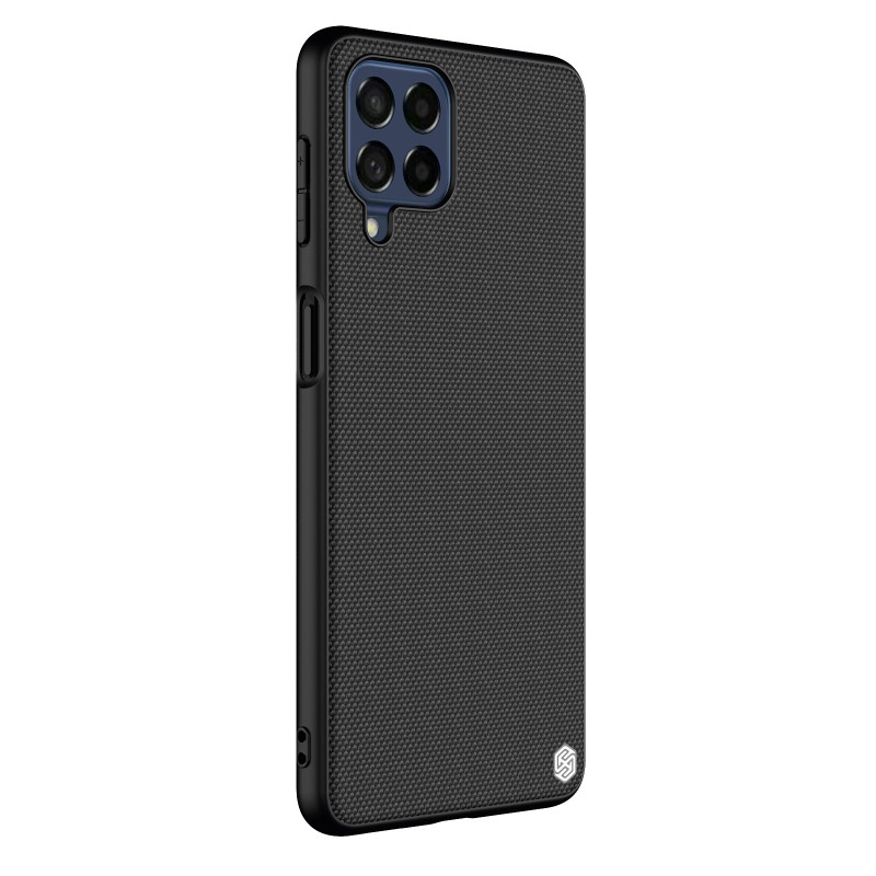 Nillkin Textured Case tvirtas sustiprintas dėklas su gelio rėmeliu ir nailonine nugara, skirta Samsung Galaxy M53 5G juo...