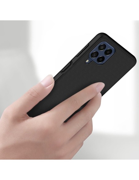 Nillkin Textured Case tvirtas sustiprintas dėklas su gelio rėmeliu ir nailonine nugara, skirta Samsung Galaxy M53 5G juo... Nillkin Textured Case tvirtas sustiprintas dėklas su gelio rėmeliu ir nailonine nugara, skirta Samsung Galaxy M53 5G juo...