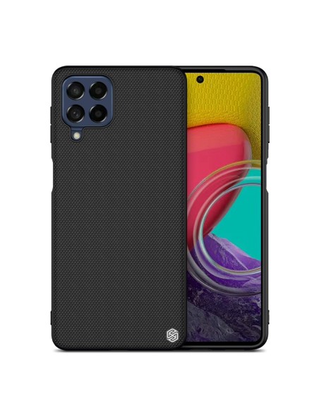 Nillkin Textured Case tvirtas sustiprintas dėklas su gelio rėmeliu ir nailonine nugara, skirta Samsung Galaxy M53 5G juo... Nillkin Textured Case tvirtas sustiprintas dėklas su gelio rėmeliu ir nailonine nugara, skirta Samsung Galaxy M53 5G juo...