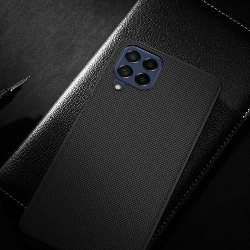 Nillkin Textured Case tvirtas sustiprintas dėklas su gelio rėmeliu ir nailonine nugara, skirta Samsung Galaxy M53 5G juo...