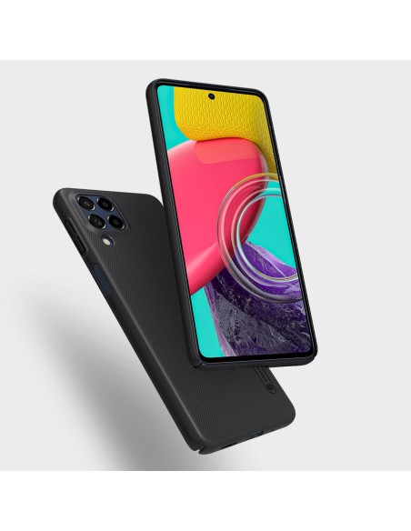 Nillkin Super Frosted Shield Pro patvarus dėklo dangtelis, skirtas Samsung Galaxy M53 5G juodas