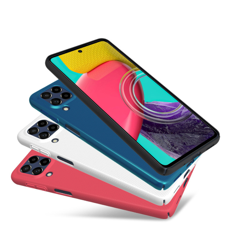 Nillkin Super Frosted Shield Pro patvarus dėklo dangtelis, skirtas Samsung Galaxy M53 5G juodas