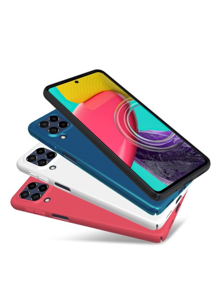 Nillkin Super Frosted Shield Pro patvarus dėklo dangtelis, skirtas Samsung Galaxy M53 5G juodas