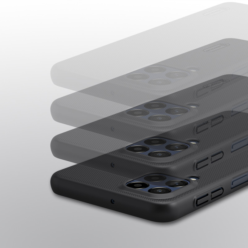 Nillkin Super Frosted Shield Pro patvarus dėklo dangtelis, skirtas Samsung Galaxy M53 5G juodas