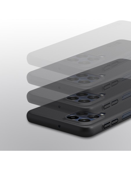 Nillkin Super Frosted Shield Pro patvarus dėklo dangtelis, skirtas Samsung Galaxy M53 5G juodas