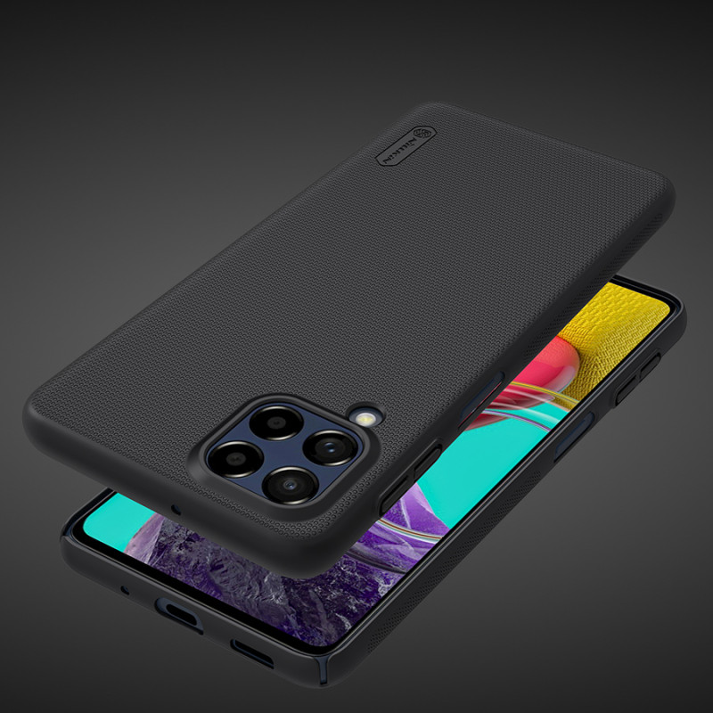 Nillkin Super Frosted Shield Pro patvarus dėklo dangtelis, skirtas Samsung Galaxy M53 5G juodas