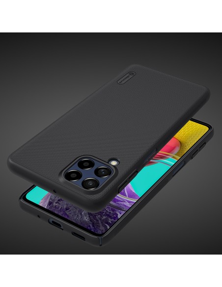 Nillkin Super Frosted Shield Pro patvarus dėklo dangtelis, skirtas Samsung Galaxy M53 5G juodas