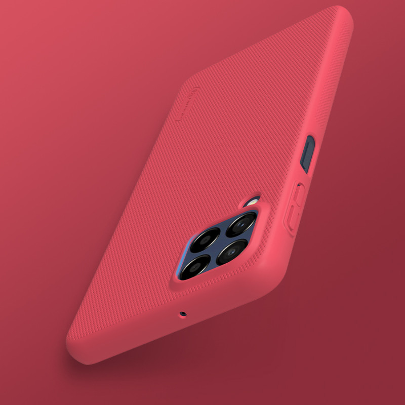 Nillkin Super Frosted Shield Pro patvarus dėklo dangtelis, skirtas Samsung Galaxy M53 5G juodas