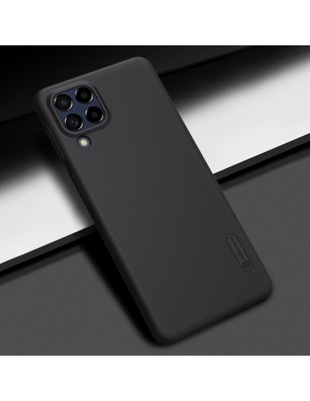 Nillkin Super Frosted Shield Pro patvarus dėklo dangtelis, skirtas Samsung Galaxy M53 5G juodas