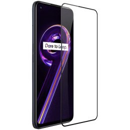 Nillkin CP+PRO itin plonas viso ekrano grūdintas stiklas su 0,2 mm rėmeliu 9H Realme 9 Pro juodas