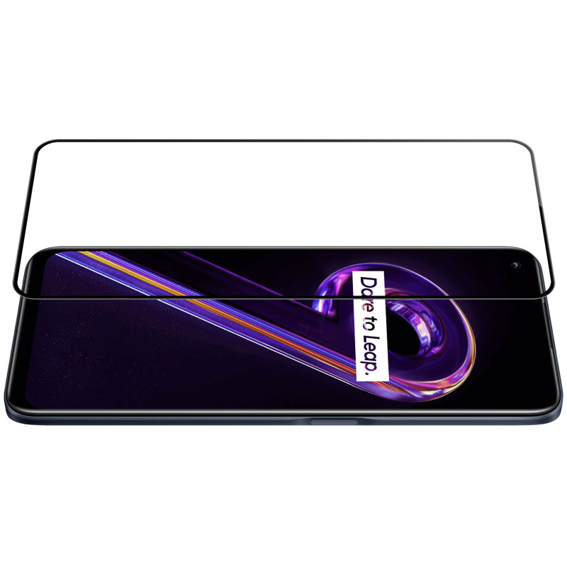 Nillkin CP+PRO itin plonas viso ekrano grūdintas stiklas su 0,2 mm rėmeliu 9H Realme 9 Pro juodas