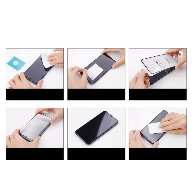 Nillkin CP+PRO itin plonas viso ekrano grūdintas stiklas su 0,2 mm rėmeliu 9H OnePlus Nord CE 2 5G juodas