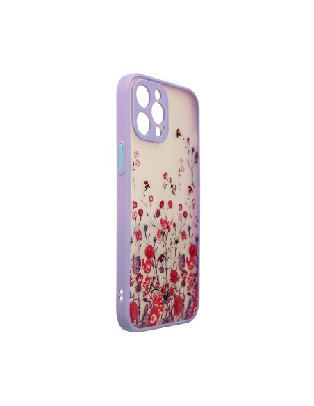 Design Case iPhone 13 Pro Max dėklas, purpurinis gėlėtas dangtelis Design Case iPhone 13 Pro Max dėklas, purpurinis gėlėtas dangtelis