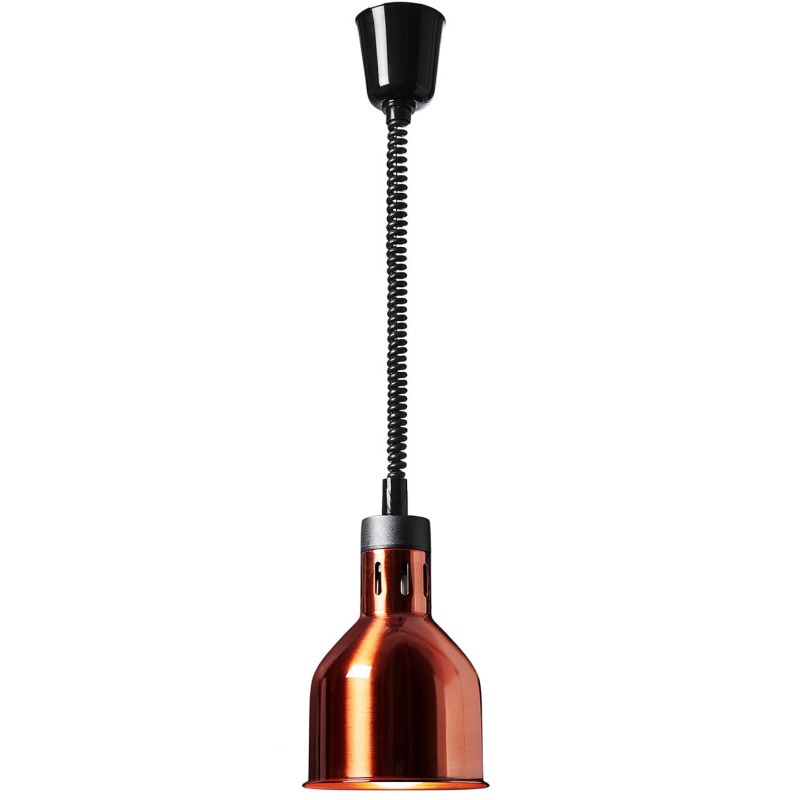 Infraraudonųjų spindulių šildymo lempa indams IR pakabinama žalvario sk. 17,5 cm 250 W