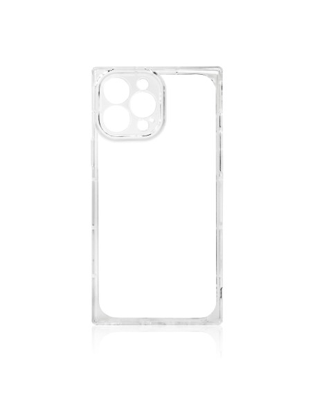 Kvadratinis skaidrus dėklas, skirtas Samsung Galaxy A12 5G skaidrus gelio dangtelis