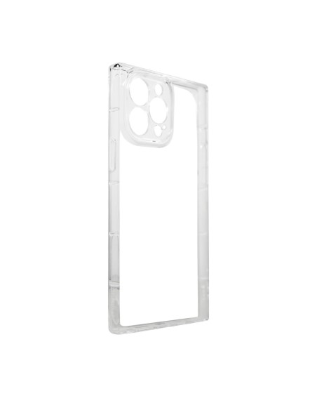 Kvadratinis skaidrus dėklas, skirtas Samsung Galaxy A12 5G skaidrus gelio dangtelis