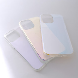 Aurora Case dėklas, skirtas Samsung Galaxy A13 5G vaivorykštės gelio spalvos dangtelis, violetinis