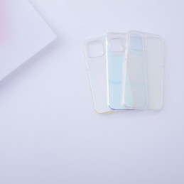 Aurora Case dėklas, skirtas Samsung Galaxy A13 5G vaivorykštės gelio spalvos dangtelis, violetinis