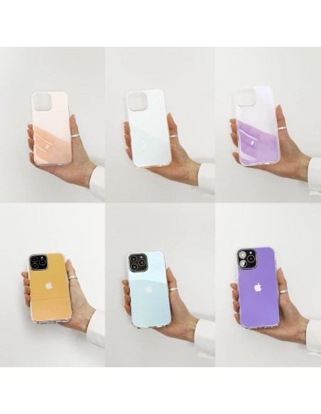 Aurora Case dėklas, skirtas Samsung Galaxy A12 5G neoninio gelio dangtelis auksinis