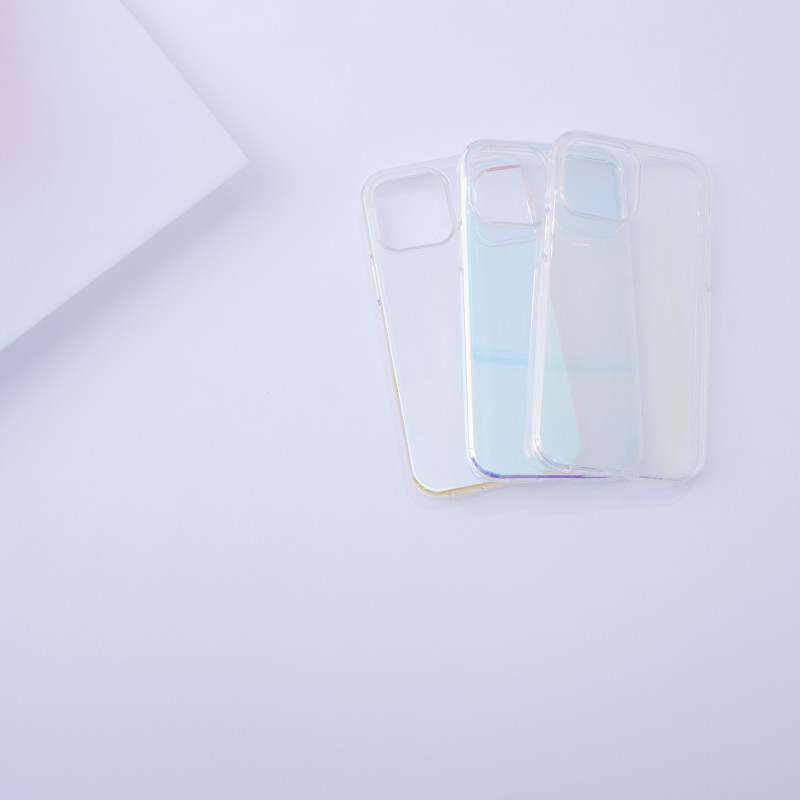 Aurora Case dėklas, skirtas Samsung Galaxy A53 5G vaivorykštės gelio spalvos aukso spalvos dangtelis