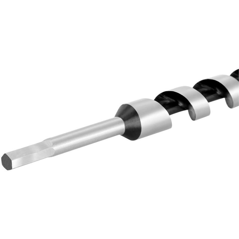 HRC46 plieninių medienos sraigtų grąžtų rinkinys L 460 mm sk. 6-25mm - 6 vnt.