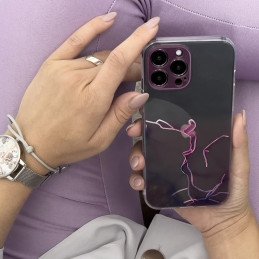 Marble Case dėklas, skirtas Xiaomi Redmi Note 11 Pro, gelinis dangtelis, marmurinis oranžinis