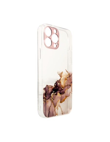 Marble Case dėklas, skirtas Xiaomi Redmi Note 11 Pro, gelinis dangtelis, marmuro ruda