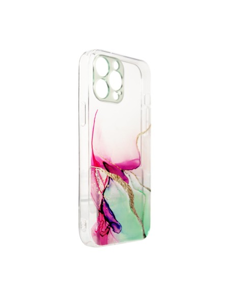 Marble Case dėklas skirtas iPhone 12 Pro Max, mėtų marmuro gelio dangtelis