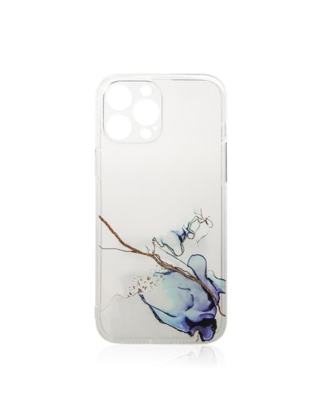 Marble Case dėklas, skirtas Xiaomi Redmi Note 11 Pro, gelinis dangtelis, marmurinis mėlynas