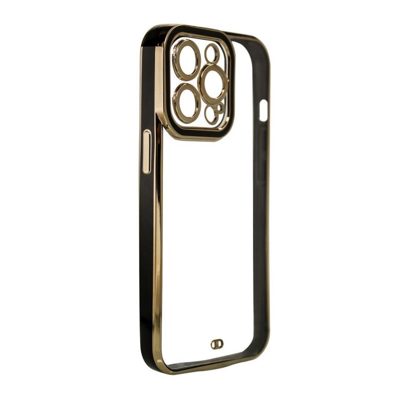 Madingas dėklas, skirtas Xiaomi Redmi Note 11 Pro Gel Cover su auksiniu juodu rėmeliu Madingas dėklas, skirtas Xiaomi Redmi Note 11 Pro Gel Cover su auksiniu juodu rėmeliu