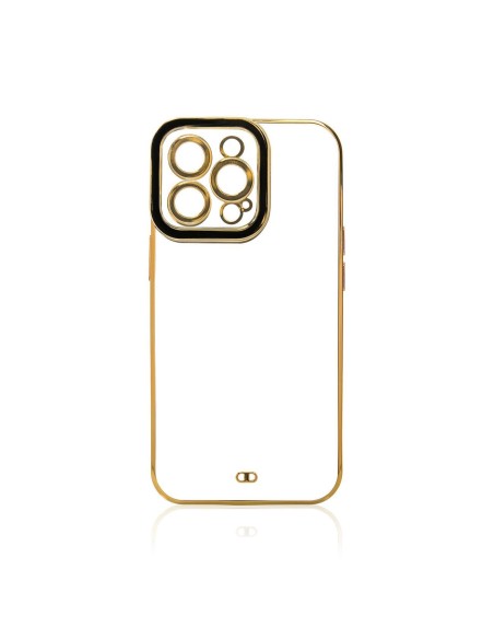 Madingas dėklas, skirtas Xiaomi Redmi Note 11 Pro Gel Cover su auksiniu juodu rėmeliu