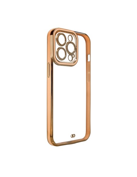 Madingas dėklas, skirtas Xiaomi Redmi Note 11 Pro Gel Cover with Gold Frame Gold