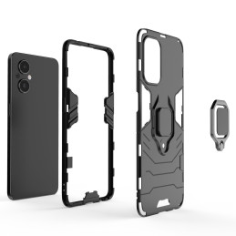 Ring Armor Armored Hybrid Case Cover + Magnetinis laikiklis OnePlus Nord N20 5G Black