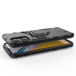 Ring Armor Armored Hybrid Case Cover + Magnetinis laikiklis OnePlus Nord N20 5G Black
