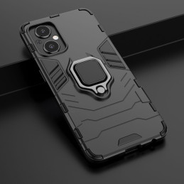 Ring Armor Armored Hybrid Case Cover + Magnetinis laikiklis OnePlus Nord N20 5G Black