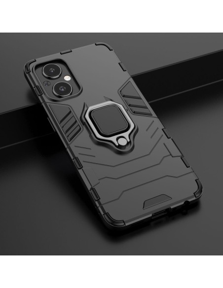 Ring Armor Armored Hybrid Case Cover + Magnetinis laikiklis OnePlus Nord N20 5G Black