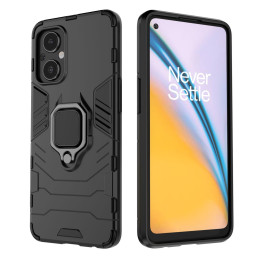 Ring Armor Armored Hybrid Case Cover + Magnetinis laikiklis OnePlus Nord N20 5G Black