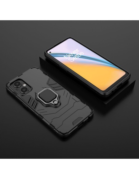 Ring Armor Armored Hybrid Case Cover + Magnetinis laikiklis OnePlus Nord N20 5G Black