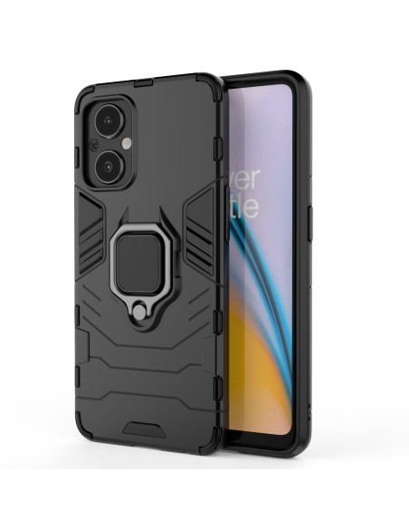 Ring Armor Armored Hybrid Case Cover + Magnetinis laikiklis OnePlus Nord N20 5G Black
