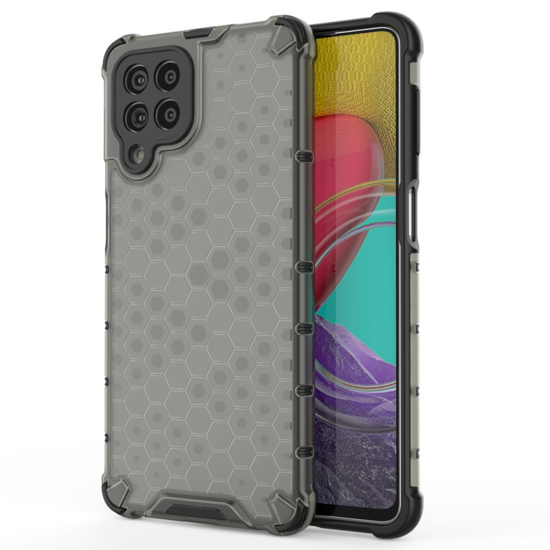 Korinis šarvuotas dėklas su gelio rėmeliu, skirtas Samsung Galaxy M53 5G juodas