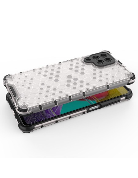 Korinis šarvuotas dėklas su gelio rėmeliu, skirtas Samsung Galaxy M53 5G juodas