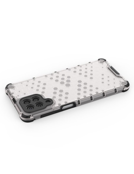 Korinis šarvuotas dėklas su gelio rėmeliu, skirtas Samsung Galaxy M53 5G juodas