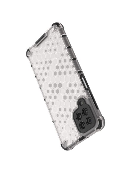 Korinis šarvuotas dėklas su gelio rėmeliu, skirtas Samsung Galaxy M53 5G juodas