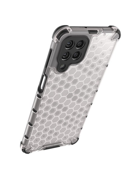 Korinis šarvuotas dėklas su gelio rėmeliu, skirtas Samsung Galaxy M53 5G juodas